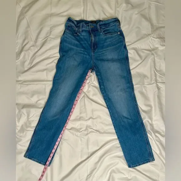 J.Crew High-Rise Classic Vintage Straight-Leg Jeans Size 28 Medium Wash G7007 - Picture 10 of 11